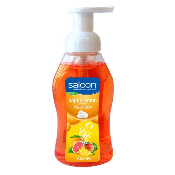 Saloon Foaming Citrus &amp; Mango Hand Soap - 300ml - 2 Pack