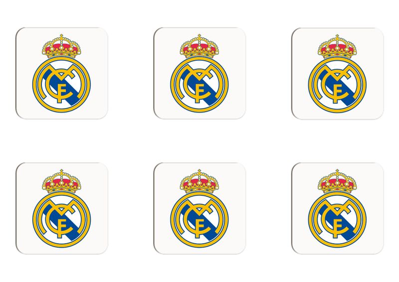 Real Madrid Coaster Set - 6 Pack