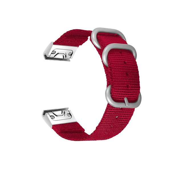 Quick Release Nylon Band Strap for Garmin Fenix 5S / 6S 20mm Orange