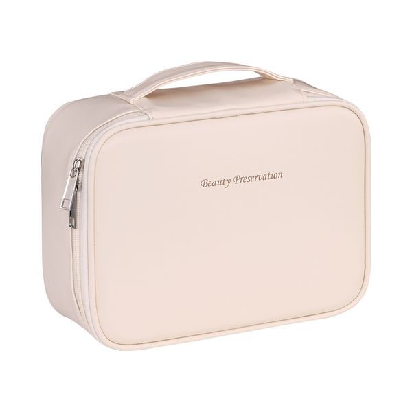 Free-Partition Makeup Bag, Portable Travel Wash Kit with Premium Design