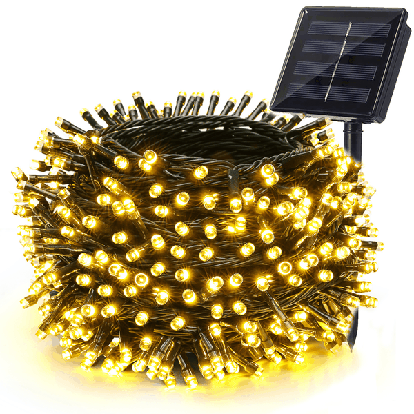 Stellar Lighting Solar 200 LED Fairy Lights Warm White - 20m Garden Light