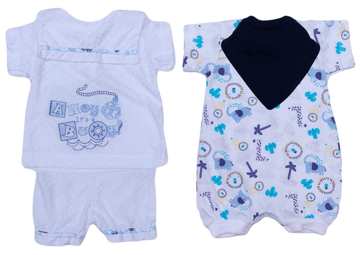 Baby Boys Sailor Suit and Romper with Bib Set Shop Today. Get it