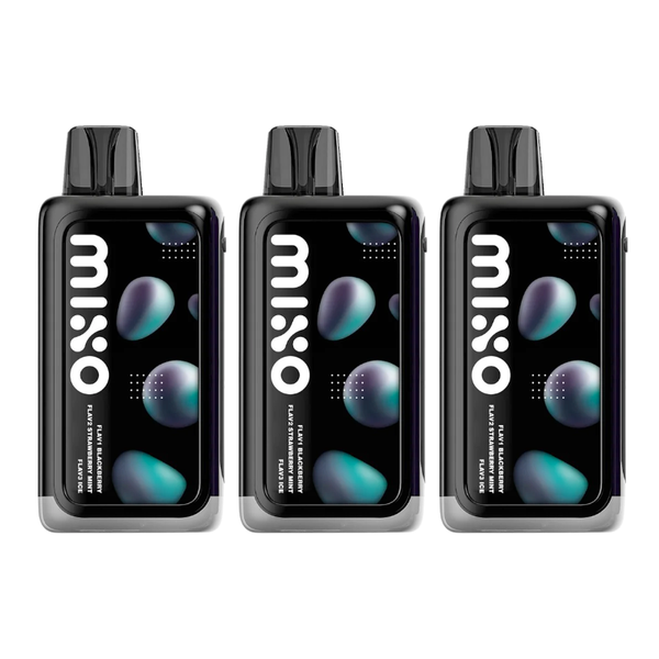 Friobar Mixo 40K 50mg Blackberry &amp; Strawberry Mint Ice (Pack of 3)