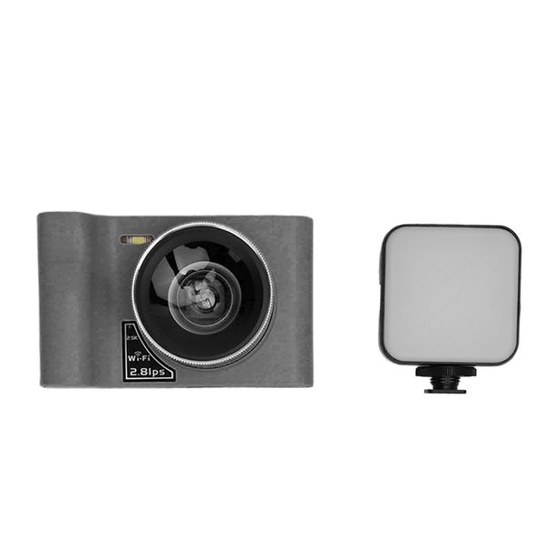 Multifunctional Digital Cam, 2.5K 24MP, 2.8" Screen, 16X Zoom, WiFi, Black