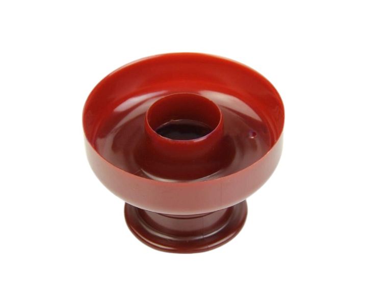 Circular Doughnut Mould - Burgundy - 1 Piece