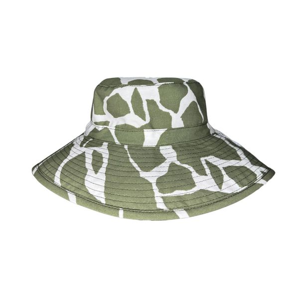 Extra Wide Brim Bucket Hat Green image