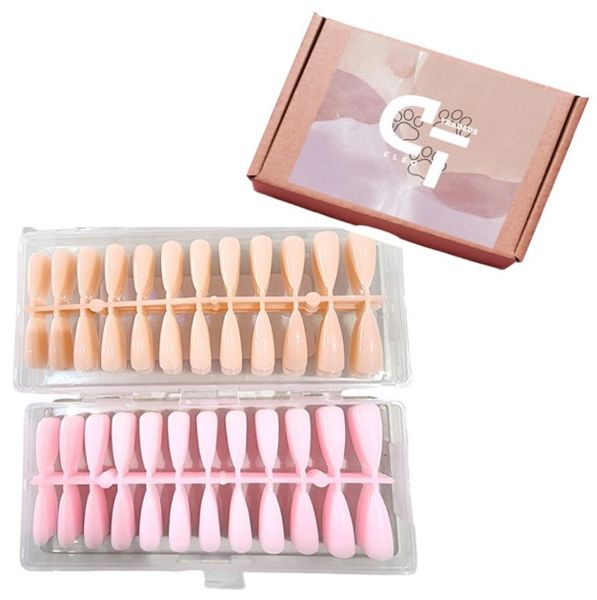 240 Pieces Pink &amp; Nude Nail Tablets