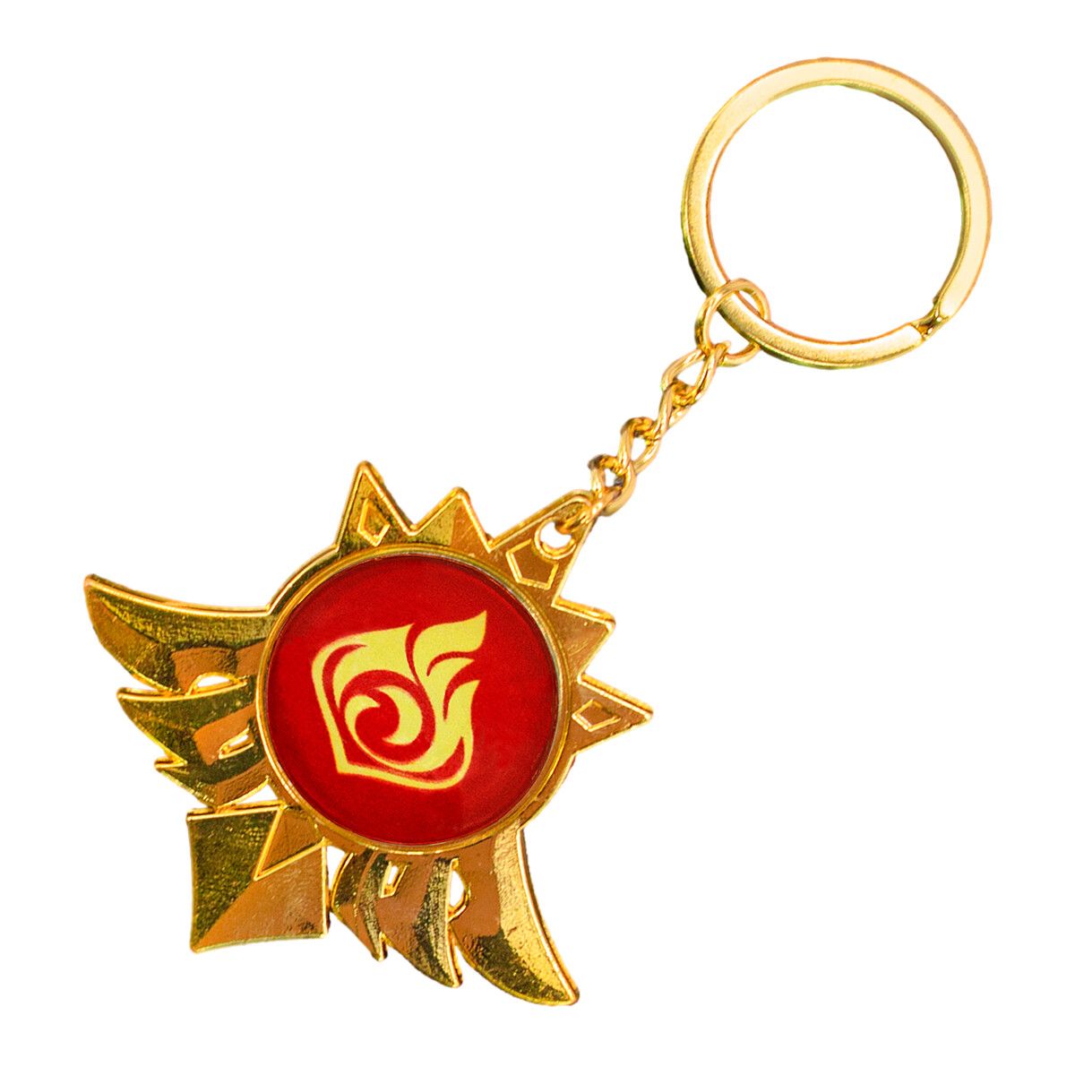 Genshin Element Vision Keychain - Pyro Fire Symbol Pendant | Shop Today ...