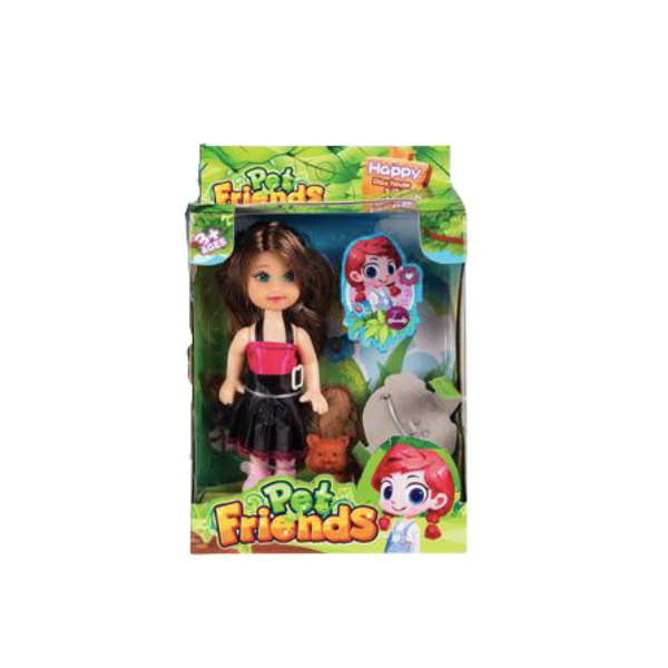 Pet Friends- Doll &amp; Pet Play Set x1