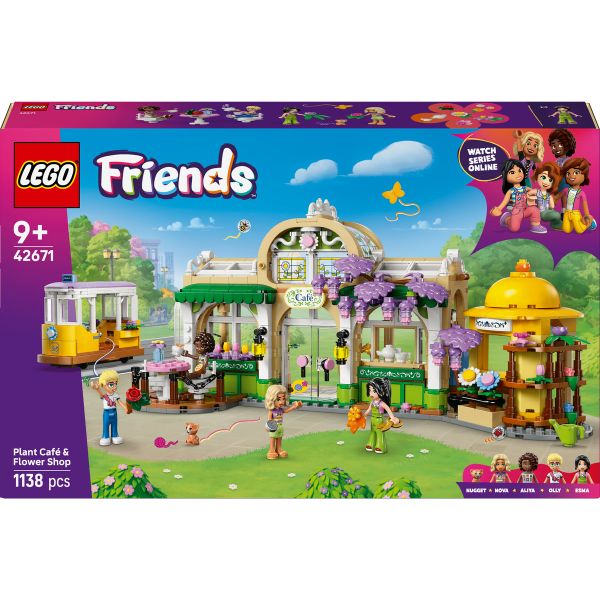 LEGO® Friends Plant Café &amp; Flower Shop Building Kit Pretend-Play Set 42671