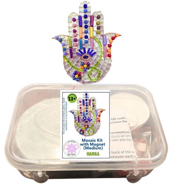 Mosaic Craft Kit for with Magnet for Adults - Hamsa