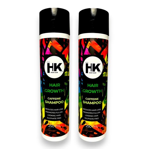 HK Caffeine Hair Growth Shampoo Double Pack - 2 x 250ml