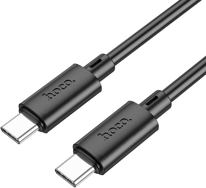 Hoco X88 60W Fast Charging Type-C to Type-C Cable - Black