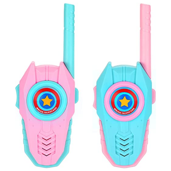 Walkie Talkie Cartoon Character Playset Toy for Kids -Spiderman