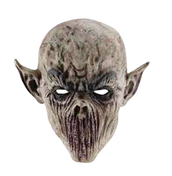 Face Mask- Latex - Scary Pixi Ears