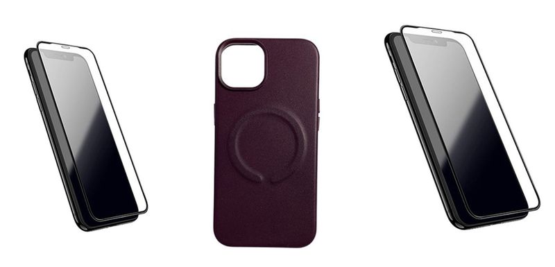 (Pack of 3)Magnetic case &amp; screen protector for iPhone 13 /13 Pro/13 ProMax