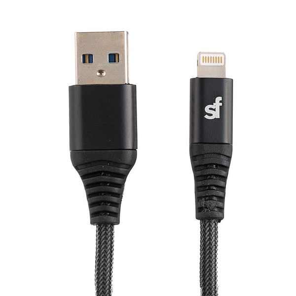 Superfly Rugged &amp; Tough USB to Lightning Cable 1.5m - Black