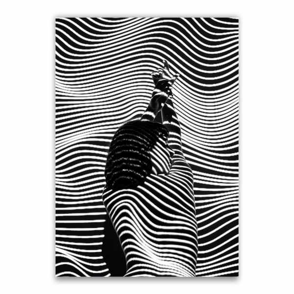 Modern Art BW Poster - A1