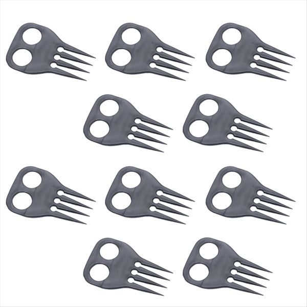 10 Pcs Horse Braiding Comb for Outdoor Riding Tool