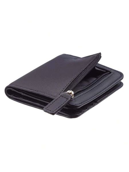 Mihuis Women RFID Blocking Small Compact Bifold Vegan Leather Wallet
