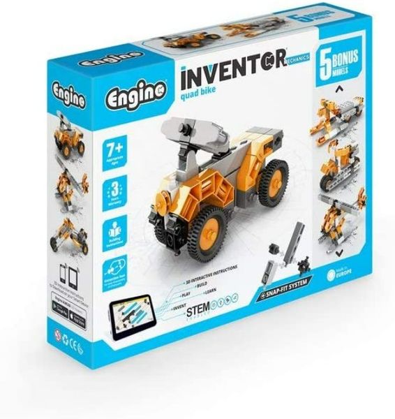 Engino INVENTOR MECHANICS "quad bike" with 5 bonus models