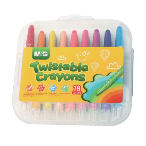 M&amp;G Twistable Crayons 18 Colours