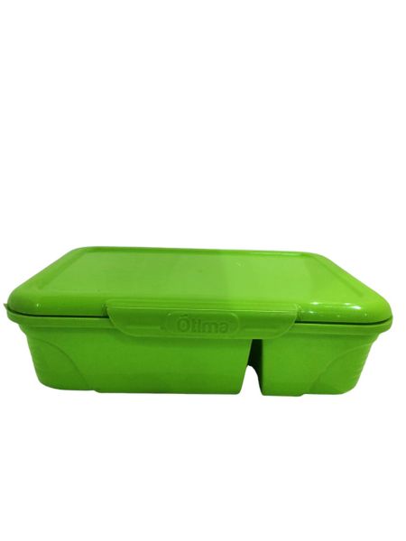Otima FlipTop Green Plastic Rectangular 1.9L Lunch Box