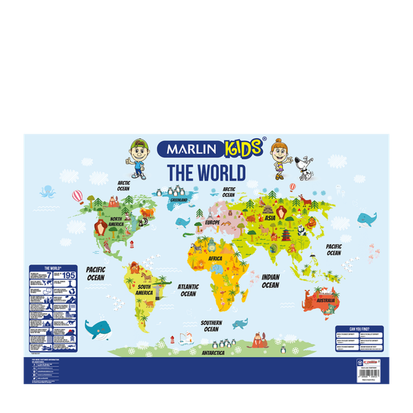 Marlin Kids Chart - The World