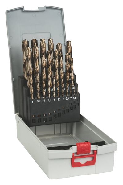 Bosch - ProBox set HSS-Co, DIN 338, 1-13 mm, 25 Piece