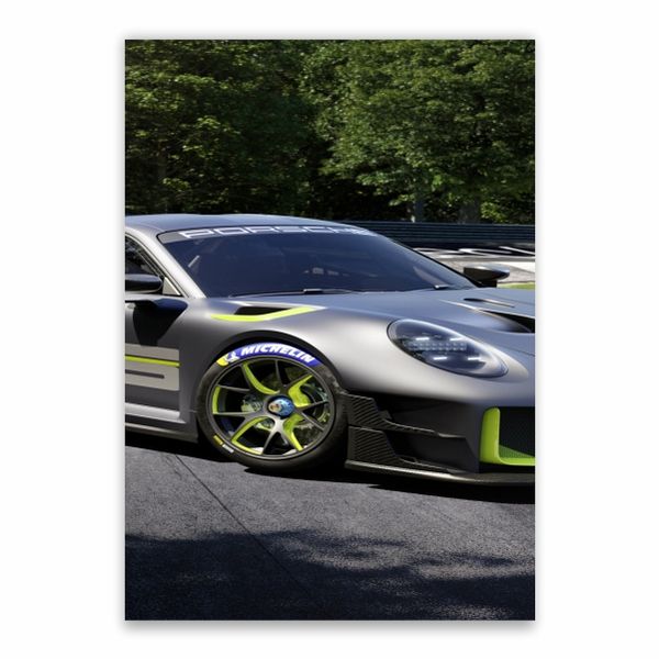Porsche 911 GT2 RS Clubsport 25 Side View Poster - A1
