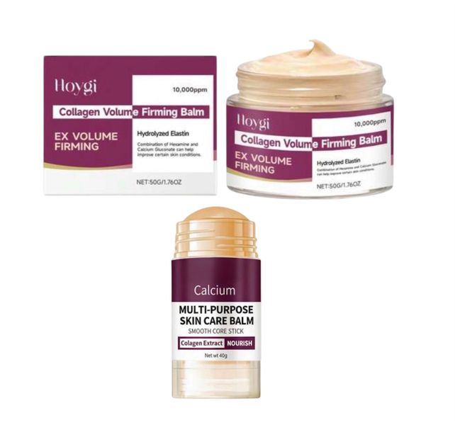 Collagen Volume Firming Balm Cream + Calcium Balm Stick
