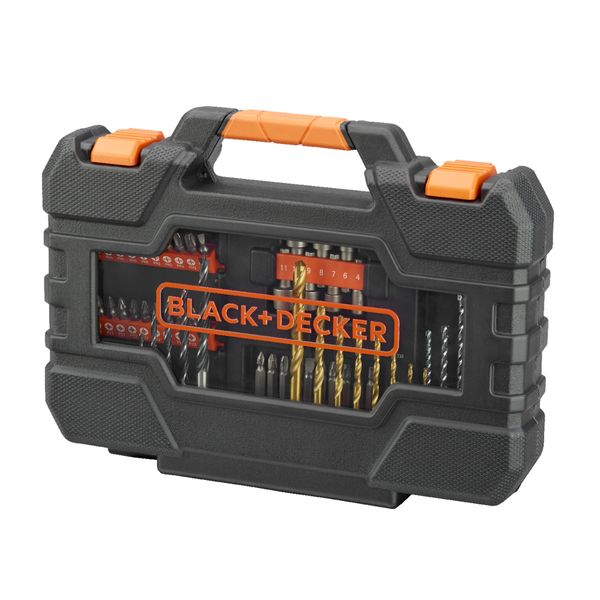 BLACK+DECKER - 76 Piece Drill Driver Set - Easy Grip - Case