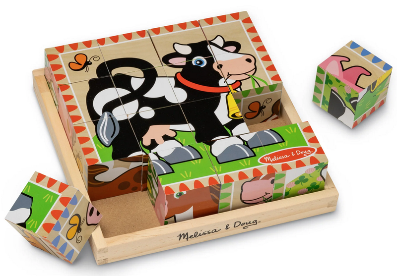 Melissa &amp; Doug Cube Puzzle Farm