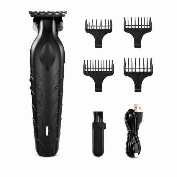 Hair Clipper IPX7 Waterproof Cordless Men Electric Trimmer 4 Comb