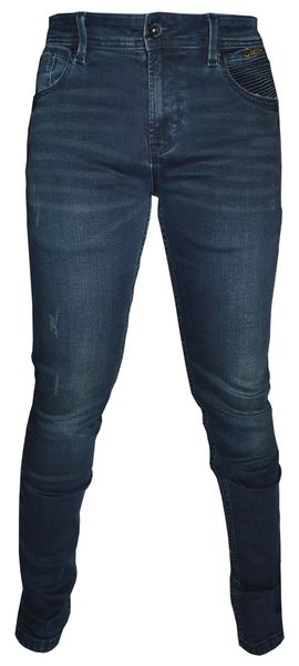Soviet Bjorn Mens Fashion Skinny Denim - Blue Black