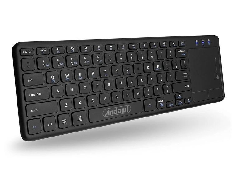 2.4G Wireless Mini Keyboard with Touchpad Air Mouse for Smart TV &amp; PC