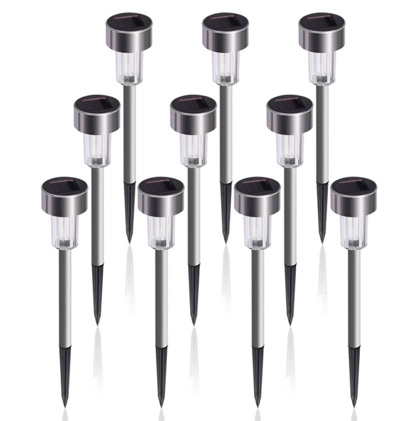 Waterproof Outdoor Mini Solar Light LED Lights - 10 Pieces