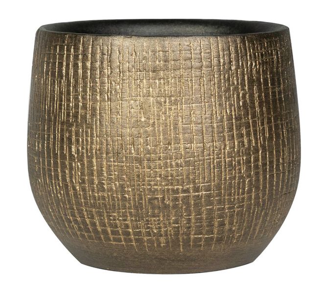 Ryan Plant Pot - Shiny Gold - 180 x 160mm