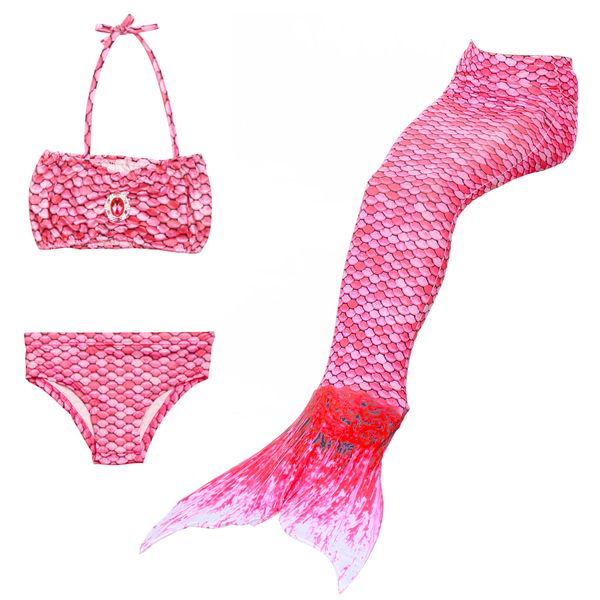 Mermaid Tail Swimming Tails Girls Princess Bikini Costume Swimsuit