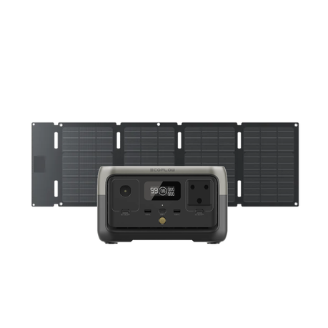 EcoFlow RIVER 2 Portable Power Station with 45W Solar Panel TypeC Image