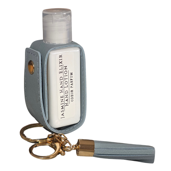 Jasmine Hand Elixir - 30ml Scented Hand Lotion Keyring by Odeur Parfum