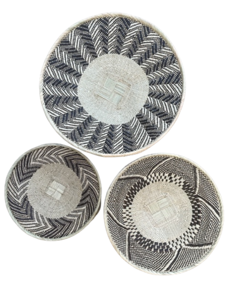 3 x Wall Baskets Light Edge Home D cor. S/M/L