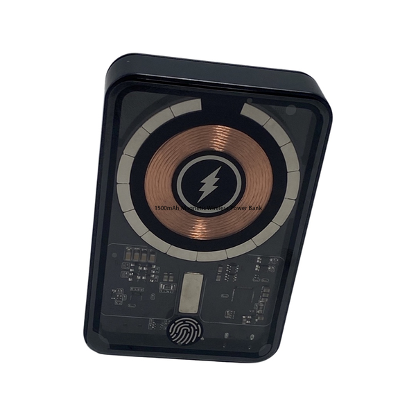 1500mAh Magnetic Wireless Power Bank Q-CD228