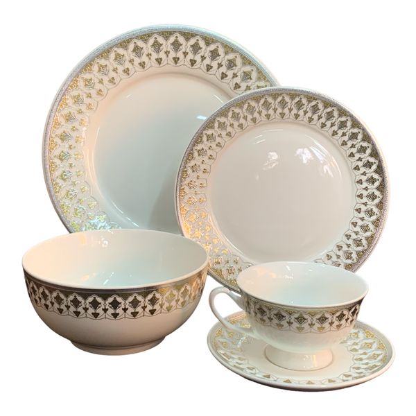 Quality Designer Collection Ethnic Pattern Dinner set 20 Piece