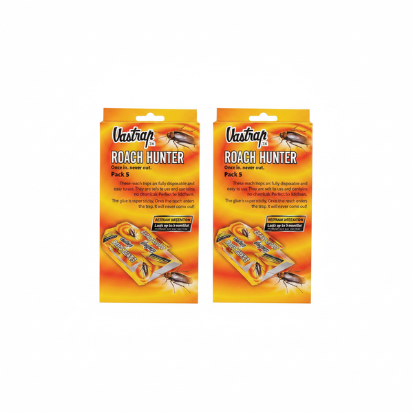 Vastrap Roach Traps 5 Piece Indoor Pest Control Set - 2 Pack