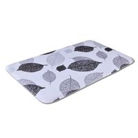 Bathlux - Cotton Bath Mat Leaf Design - 2 Pack