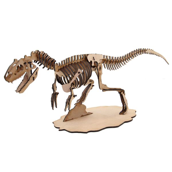 Wow We - 3D Wooden Model - 3D Puzzle - Dinosaurs Allosaurus
