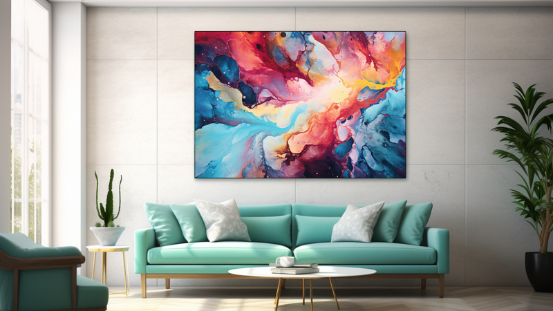 Canvas Wall Art - Cosmic Kaleidoscope Abstract - JT0087