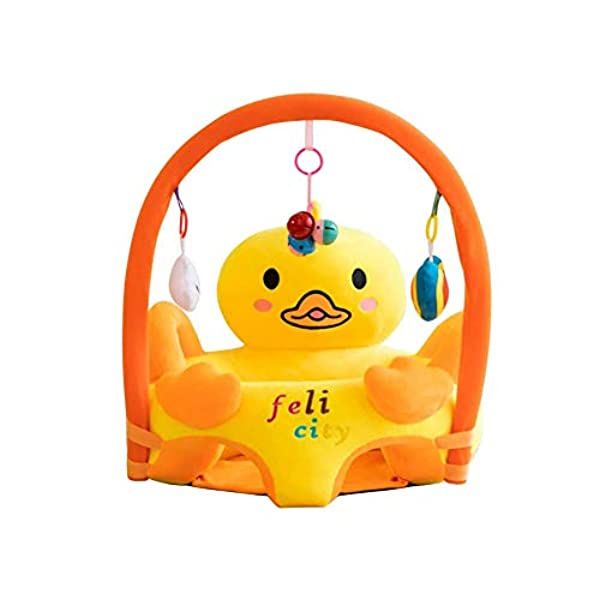 Baby Plush Chair Baby Seats Sofa With Game Pole - Crown