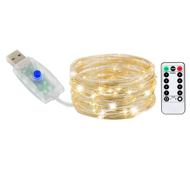 20m Optic LED Fairy Lights - For decoration indoor &amp; outdoor - Warm White